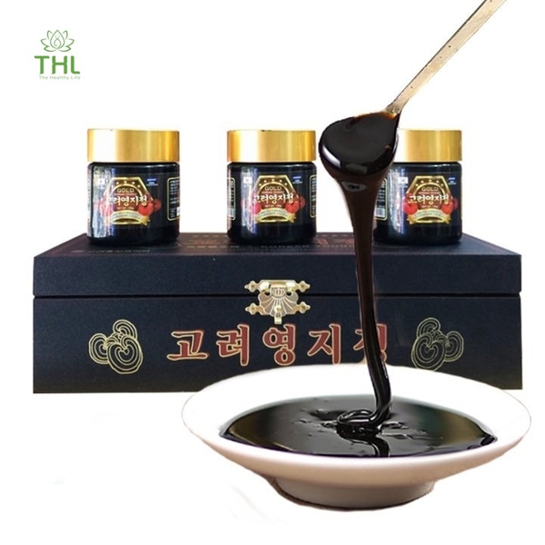 Cao linh chi hộp gỗ đen Hàn Quốc - GOLD Korean YOUNGJI Korean Longevity Mushroom Extract