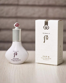 Kem nền mỏng mịn, dưỡng trắng The History of Whoo Gongjinhyang Seol Radiant White Sun BB SPF45/PA