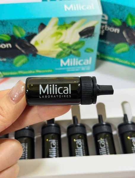 Detox hỗ trợ đào thải mỡ thừa, thải độc ruột Milical Extra Ventre Plat 7 ống của Pháp