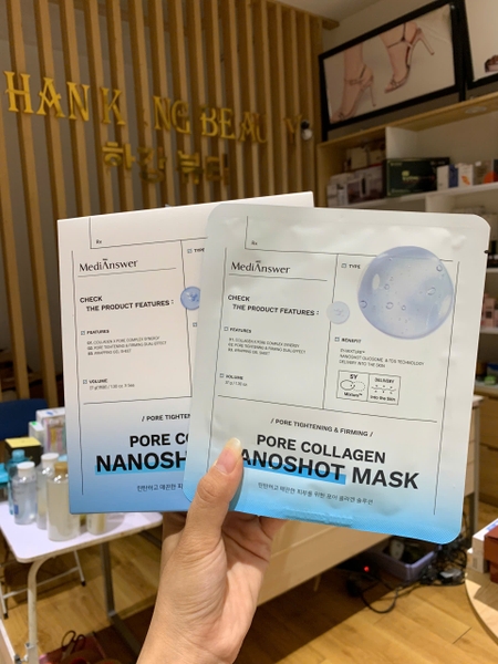 Mặt nạ thạch căng bóng da Medianswer Collagen Nanoshot Mask 37g (3 dòng)-có VAT