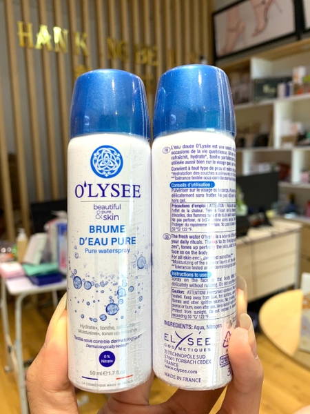 Xịt Khoáng Mini Dưỡng Da O'Lysee Pure Waterspary 50ml