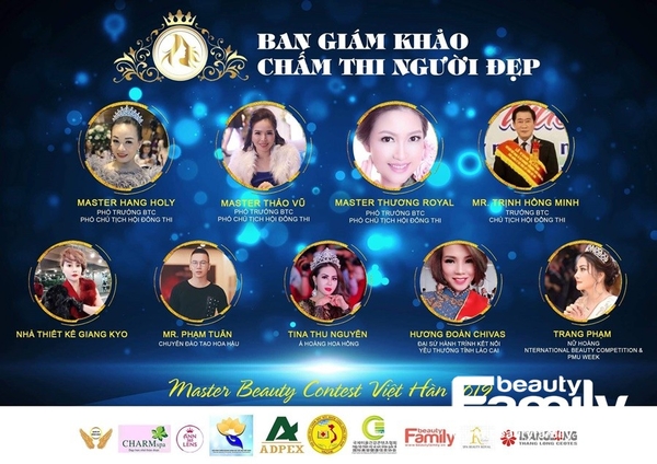 Mỹ phẩm Cẩm Tú tài trợ của cuộc thi Master Beauty Contest Việt – Hàn 2019