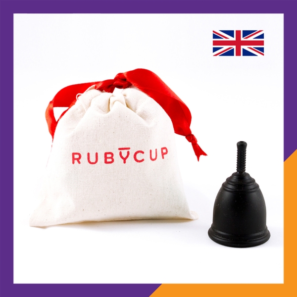 Cốc nguyệt san Rubycup (Đen) - Ruby Cup Black  - Nhập khẩu Anh