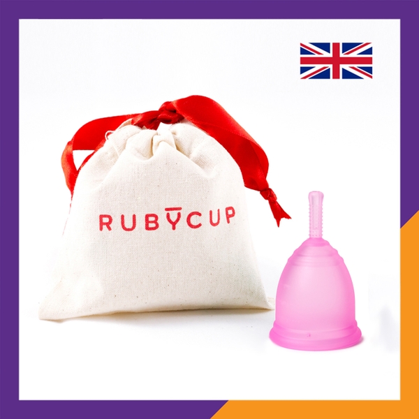 Cốc nguyệt san Rubycup (Hồng) - Ruby Cup Pink  - Nhập khẩu Anh