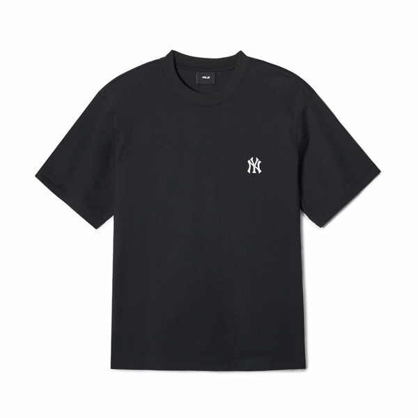ao-thun-mlb-korea-basic-short-sleeve-t-shirt-new-york-yankees-black