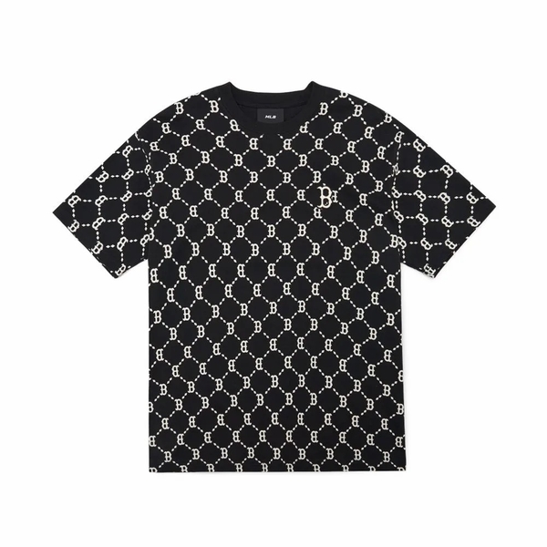 ao-thun-mlb-monogram-all-over-print-boston-red-sox-black