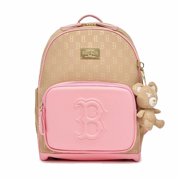balo-mlb-korea-kids-classic-mono-school-bag-boston-red-sox-gold