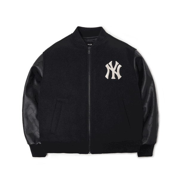 mlb-bomber-monogram-diamond-premium-padded-baseball-jumber-new-york-yankees-blac