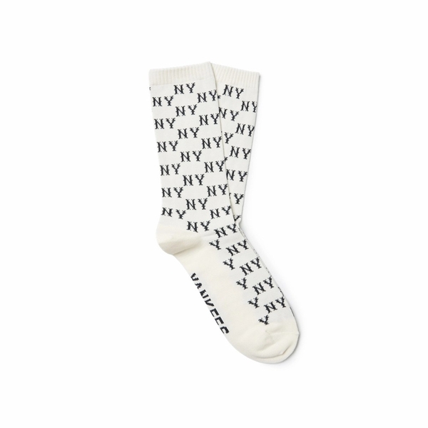 mlb-classic-monogram-socks-new-york-yankees-ivory
