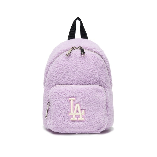 mlb-fleece-mini-backpack-la-dodgers-lavender