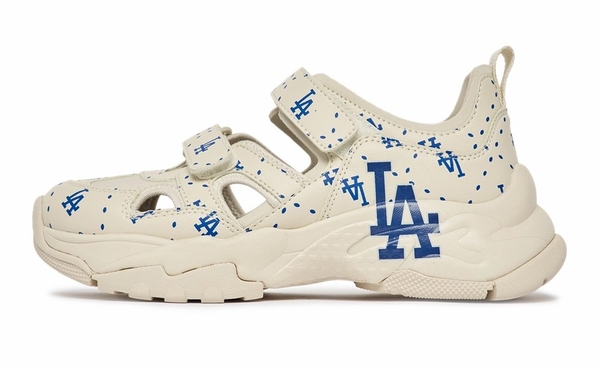sandals-mlb-bigball-chunky-mask-diamond-monogram-la-dodgers-cream