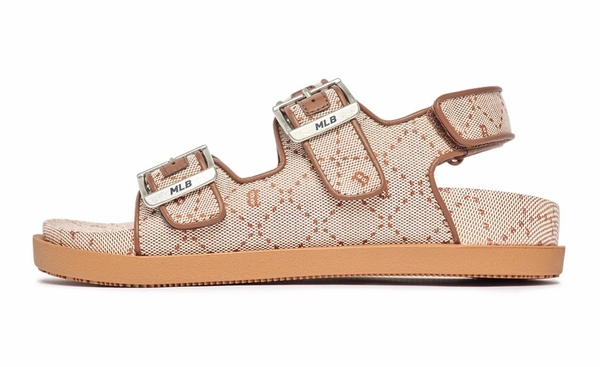 sandals-mlb-double-jacquard-diamond-monogram-boston-red-sox-beige