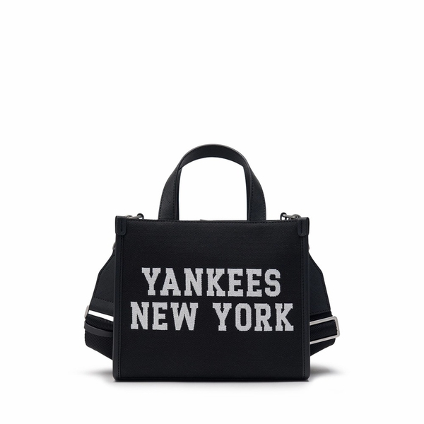 tui-mlb-korea-varsity-jacquard-tote-bag-new-york-yankees-black