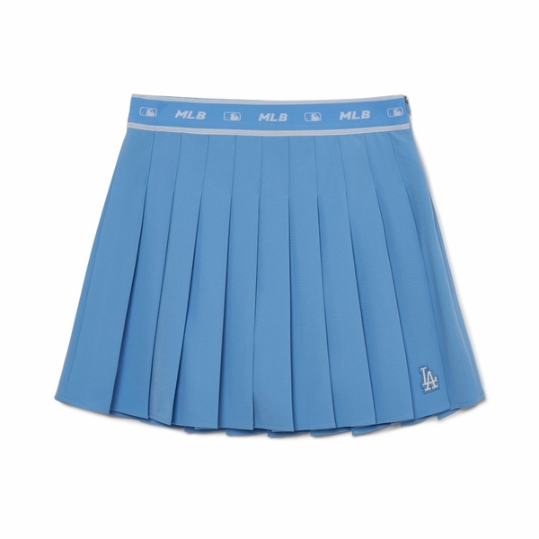 vay-mlb-women-s-basic-small-logo-pleated-skirt-la-dodgers-sky-blue