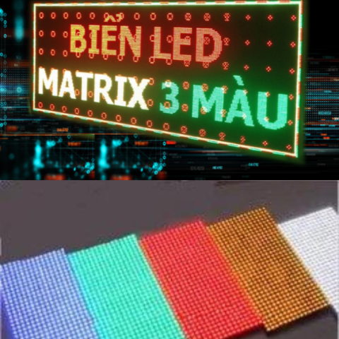 Màn hình ghép LED - Một màu và ba màu
