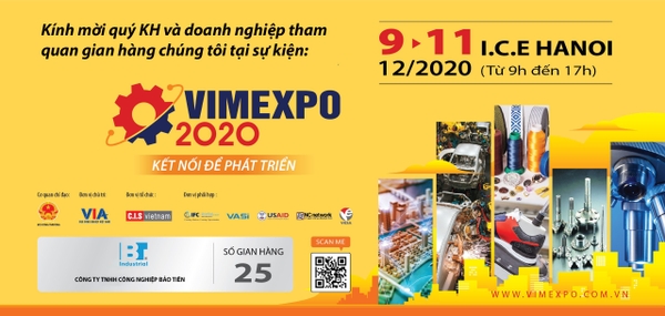 Thư mời tham quan gian hàng Bảo Tiên tại VIMEXPO 2020