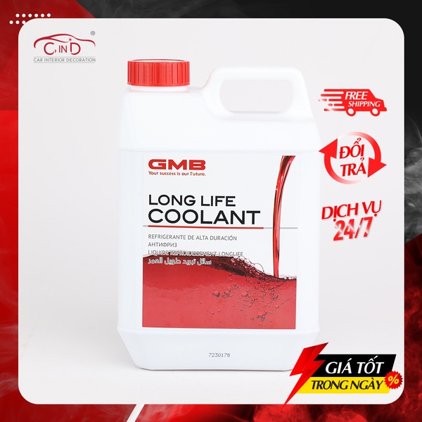Nước Làm Mát Động Cơ Màu Đỏ GMB GLC-20-2.0-039 2L - Nhập Khẩu Chính Hãng