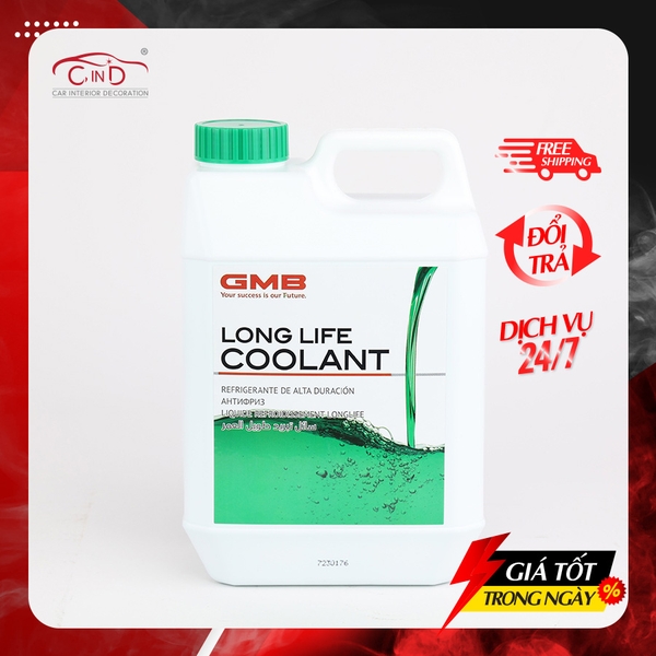 Nước Làm Mát Động Cơ Màu Lá GMB GLC-20-2.0-040 2L - Nhập Khẩu Chính Hãng