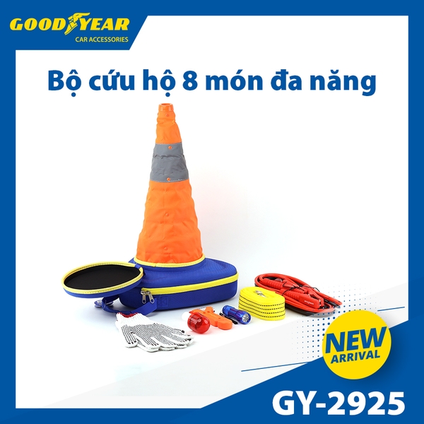 Bộ Cứu Hộ Ô Tô Đa Năng 8 Trong 1 GOODYEAR GY-2925 - Nhập Khẩu Chính Hãng