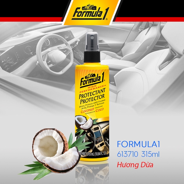 Chất Bảo Dưỡng 2 Trong 1 Hương Dừa FORMULA 1 613710 315ml - Nhập Khẩu Chính Hãng