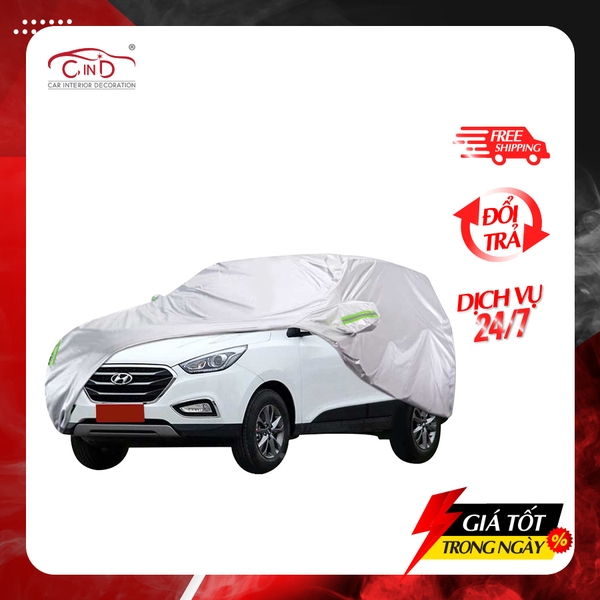 Bạt Phủ Ô Tô NB 7 Chỗ Lớn Size YXL Chống Thấm Nước - Nhập Khẩu Chính Hãng