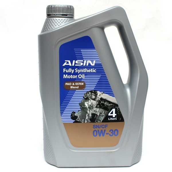 Nhớt Động Cơ AISIN ESEN0034P 0W-30 SN / CF Pao & Ester Blend 4L - Nhập Khẩu Chính Hãng
