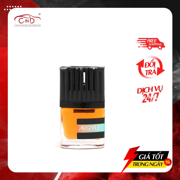 Nước Hoa Ghim Máy Lạnh AIR-Q Nero Duo-Magic Argyle No306-3 Musk 9ml - Nhập Khẩu Chính Hãng