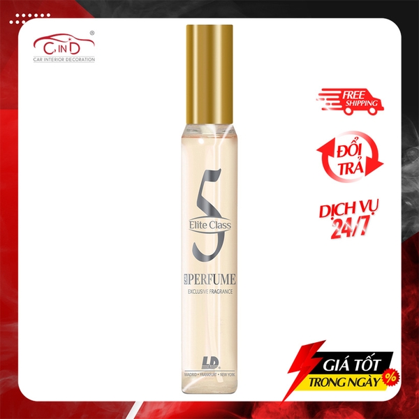 Nước Hoa Ô Tô Dạng Xịt L&D Elite Class Số 5 Urban Life 40ml - Nhập Khẩu Chính Hãng