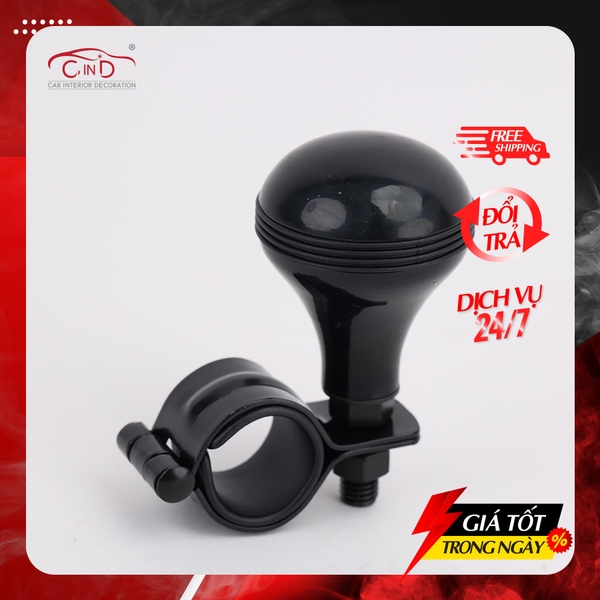 Tay Quay Trợ Lực Vô Lăng Ô Tô CIND JM-766B Màu Đen - Nhập Khẩu Chính Hãng