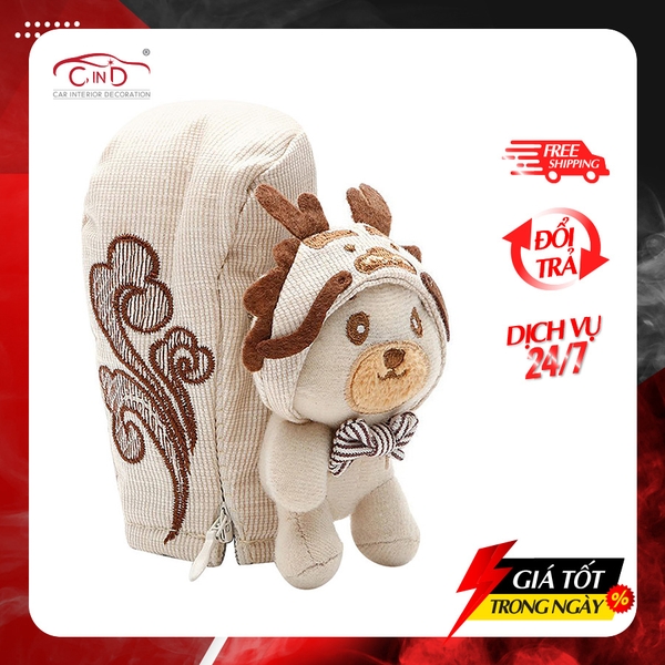 Trang Trí Bọc Tay Số FOCUS CB Panda K-X03D Màu Kem - Nhập Khẩu Chính Hãng