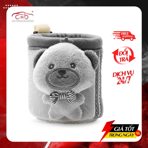 Trang Trí Để Ly FOCUS Cobe Panda K-X06B Màu Xám - Nhập Khẩu Chính Hãng