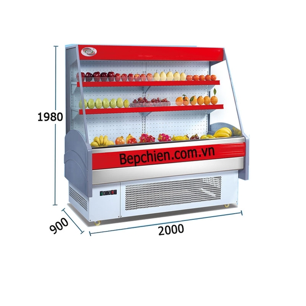 Tủ mát đựng trái cây hoa quả