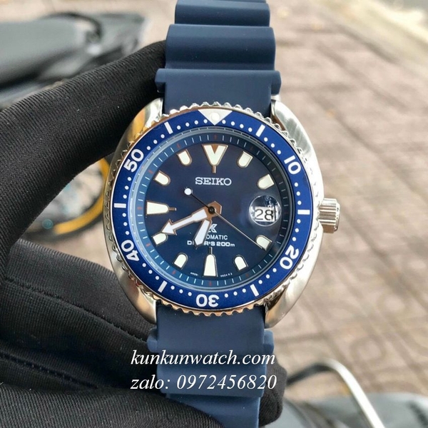 Đồng Hồ Nam Seiko Prospex Diver Mini Turtles Automatic Dây Xanh 42mm KUNKUN  WATCH