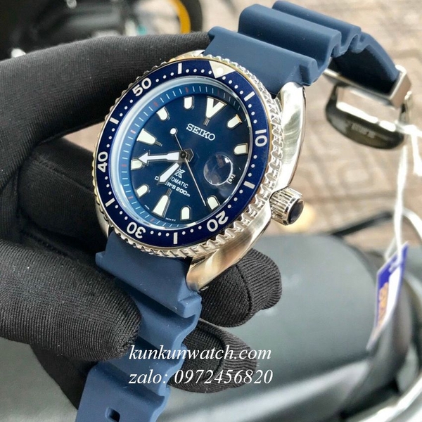 Đồng Hồ Nam Seiko Prospex Diver Mini Turtles Automatic Dây Xanh 42mm KUNKUN  WATCH