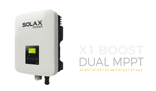 Inverter hoà lưới năng lượng mặt trời 1P- SOLAX - X1-5000 BOOST+ DC SWITCH, WIFI