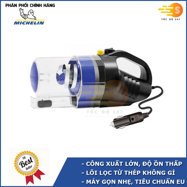 may-hut-bui-cao-cap-cho-o-to-nguon-12v-michelin-ml204-do-on-thap-may-gon-nhe-nhi