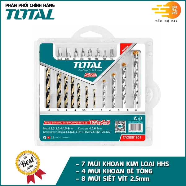 bo-mui-khoan-kim-loai-khoan-be-tong-va-bat-vit-19-chi-tiet-total-tacsdb1901-do-c