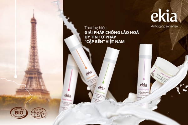 Bộ sản phẩm ngăn ngừa và chống lão hóa với thành phần hưu cơ từ Pháp