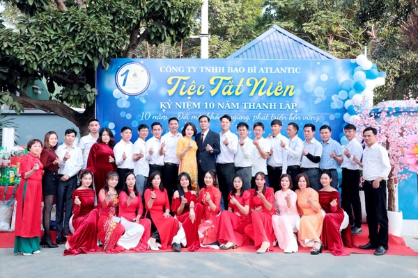 Tiệc tất niên 2024 - Kỷ niệm 10 năm thành lập Công ty TNHH Bao bì Atlantic