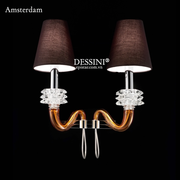 Đèn tường pha lê Ý Dessini Amsterdam 2