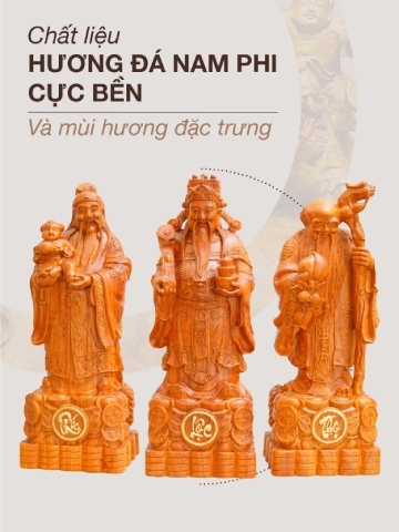 Tìm hiểu chi tiết về tượng Tam Đa gỗ hương đá