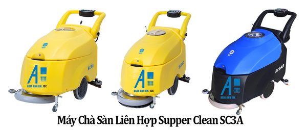 Máy chà sàn liên hợp SC3A (Sử dụng acquy)