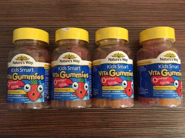 Kẹo Gummy Bổ sung Dầu Cá và Vitamin các loại