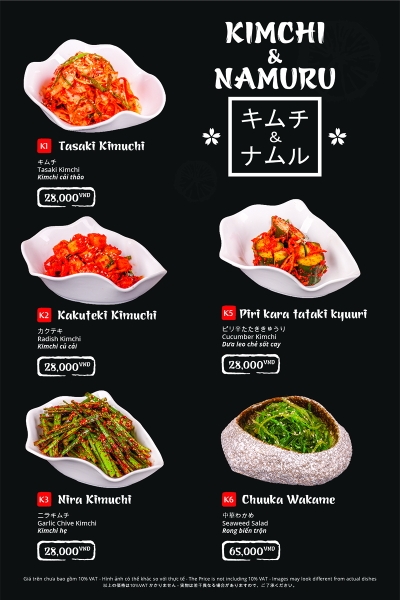 Menu VB Food Hà Nội - 2