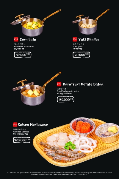 Menu VB Food Hà Nội - 9