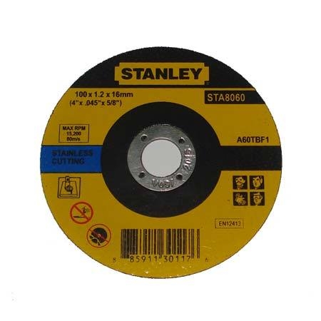 Đá cắt inox 100 x 1.2 x 16mm Stanley STA8060