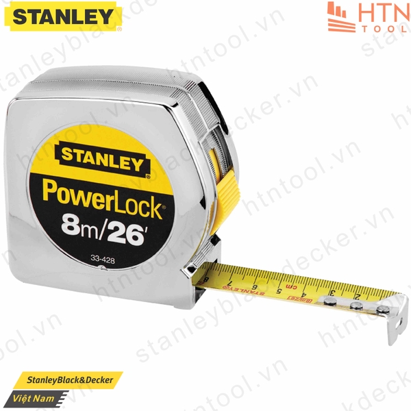 Thước cuộn POWERLOCK 8m Stanley STHT33428-8