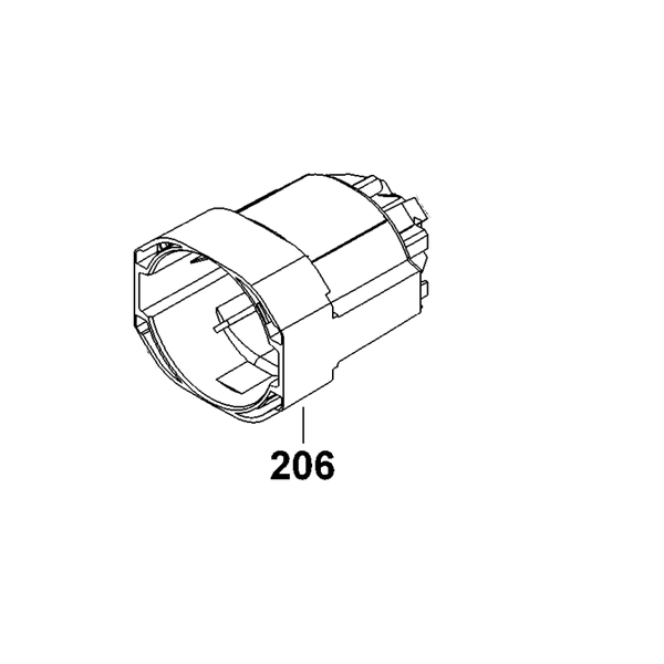 Vỏ Stator nguyên bộ dùng cho máy cưa Dewalt DW713-B1 - No.206 651765-00