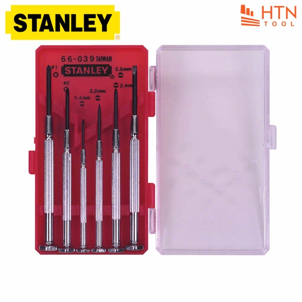 Tua vít bộ cán sắt, 6pc Stanley STHT66039-8