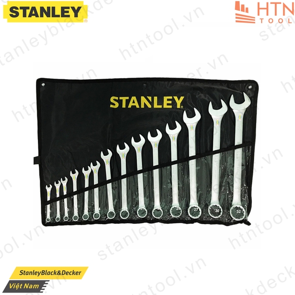 Cờ lê vòng miệng hệ mét (bộ 14c) Stanley 87-038-1